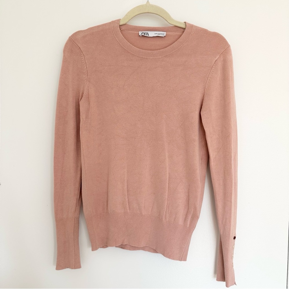 Zara Basic Long Sleeve Sweater - Picture 2 of 5